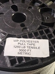 WP Pull Tape 1/2″ x 3000FT Polyester Mule Tape 1250LB Tensile Strength