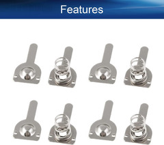 20 Pairs Battery Springs AA Metal Contact Plate Replacement Positive to Negative