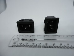 2 Pack AC Power Supply Electric Cable Connection Socket Port Jack 250V Computer