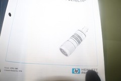 1 pair (2) Hewlett Packard Coax model 420C Crystal point contact detector NEW