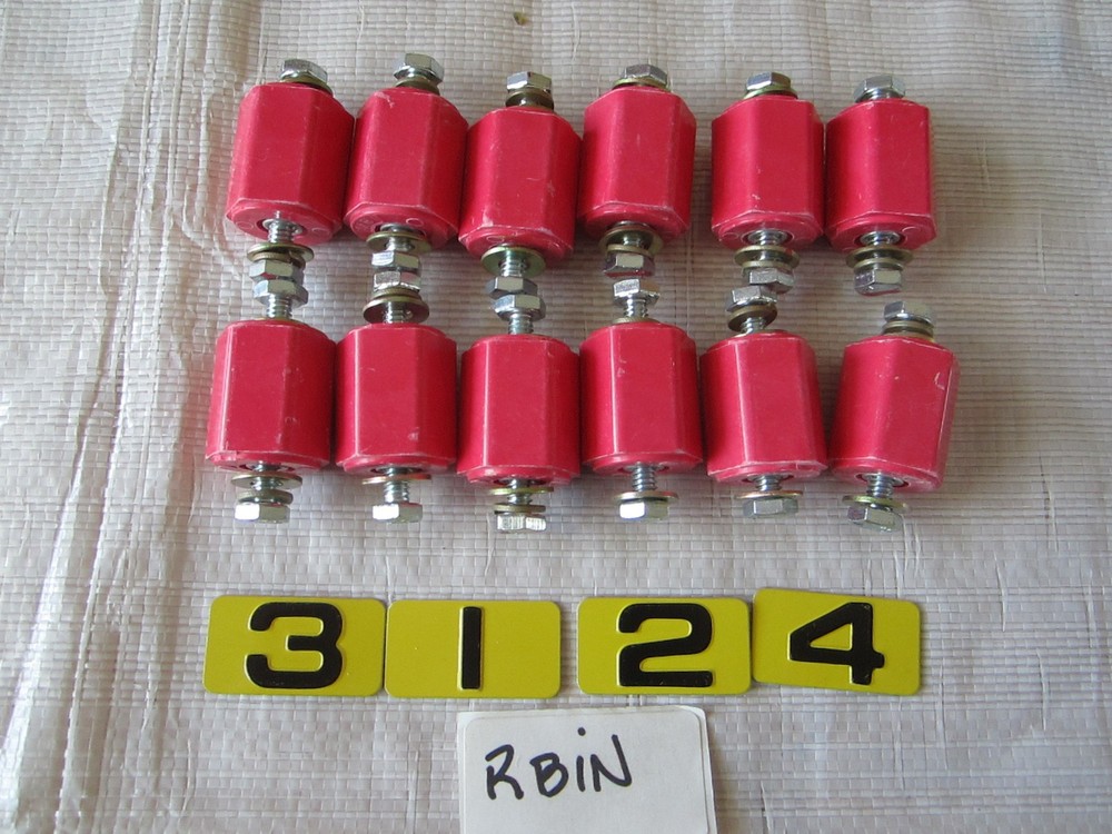 MBI ELECTRICAL PANEL STAND OFF INSULATOR ASSEMBLY LOT OF 12