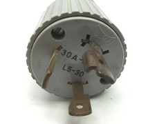 Lot of 3 Twist-Lock Turn & Pull Plugs Male 30A 125VAC Eagle Pass Seymour Hubbell