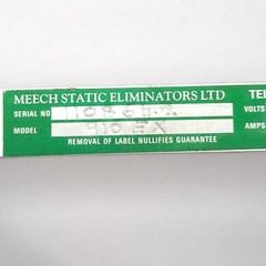 Meech 910 EX Shockless Static Eliminator, 1150mm, 7kV 5mA, 15-30mm Range