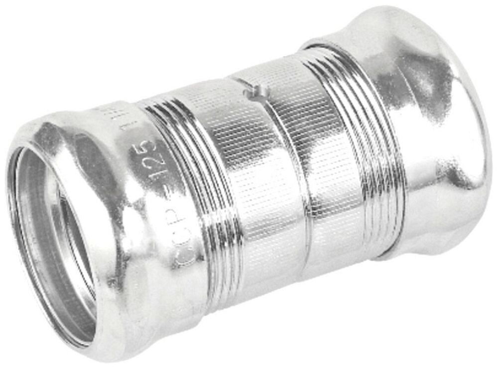 Garvin CSLP-150, 1-1/2″, Steel, Compression, EMT Conduit Coupling, 1 pc