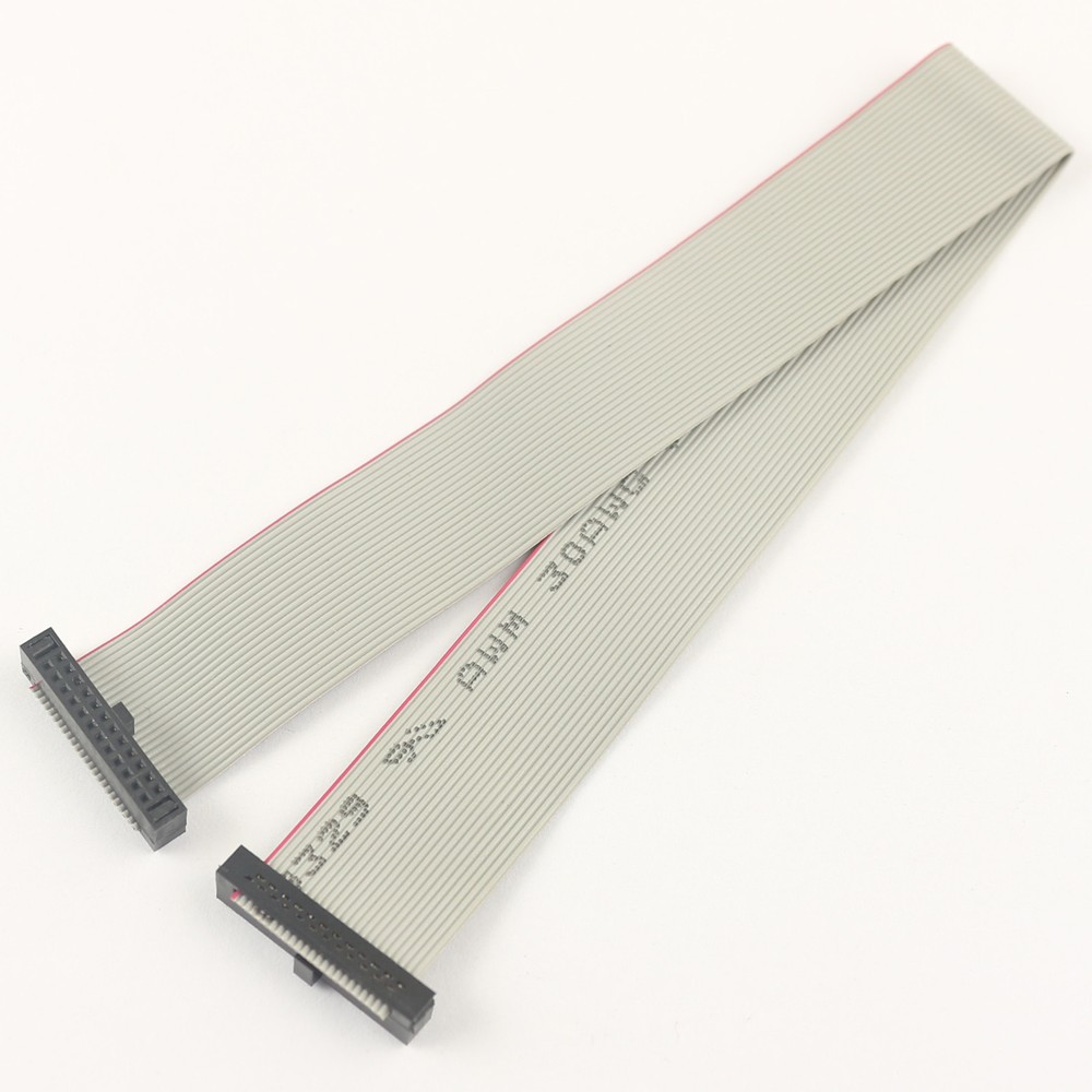 1Pcs 1.27mm Pitch 24 Pin 24 Wire Extension IDC Flat Ribbon Cable Length 20CM
