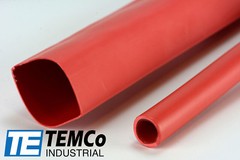 8 Lot TEMCo 1″ Marine Heat Shrink Tube 3:1 Adhesive Glue Lined 12″ long RED