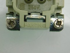 Harting connector 16A GZS 380V HS12 250V ** 3 pieces **