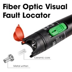 VFL Fiber Optic Visual Fault Locator Parts Kit 10 Ceramic Core Sleeves Metal