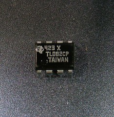 TL082CP Chip TEXAS INSTRUMENTS 8PIN DIP Dual JFET Op Amp NOS