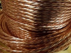 12 FT GROUND WIRE 4 AWG GAUGE STRANDED SOLID BARE COPPER 200A SERVICE