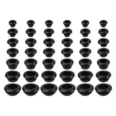Rubber Coil Electrical Wire Grommets Plugs for Cables Gasket Wiring
