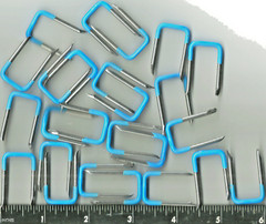 25 count Blue PVC Insulated ELECTRIC CABLE SAFETY STAPLES romex 9/16×1 1/4″ KING