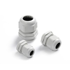 Cable Gland Nut IP68 Waterproof White Nylon Compression M8/10/12/14/16/18/20-63