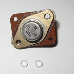HEP240 MOTOROLA Si NPN Transistor 300v High Voltage 10w Output TO- 66 w/socket