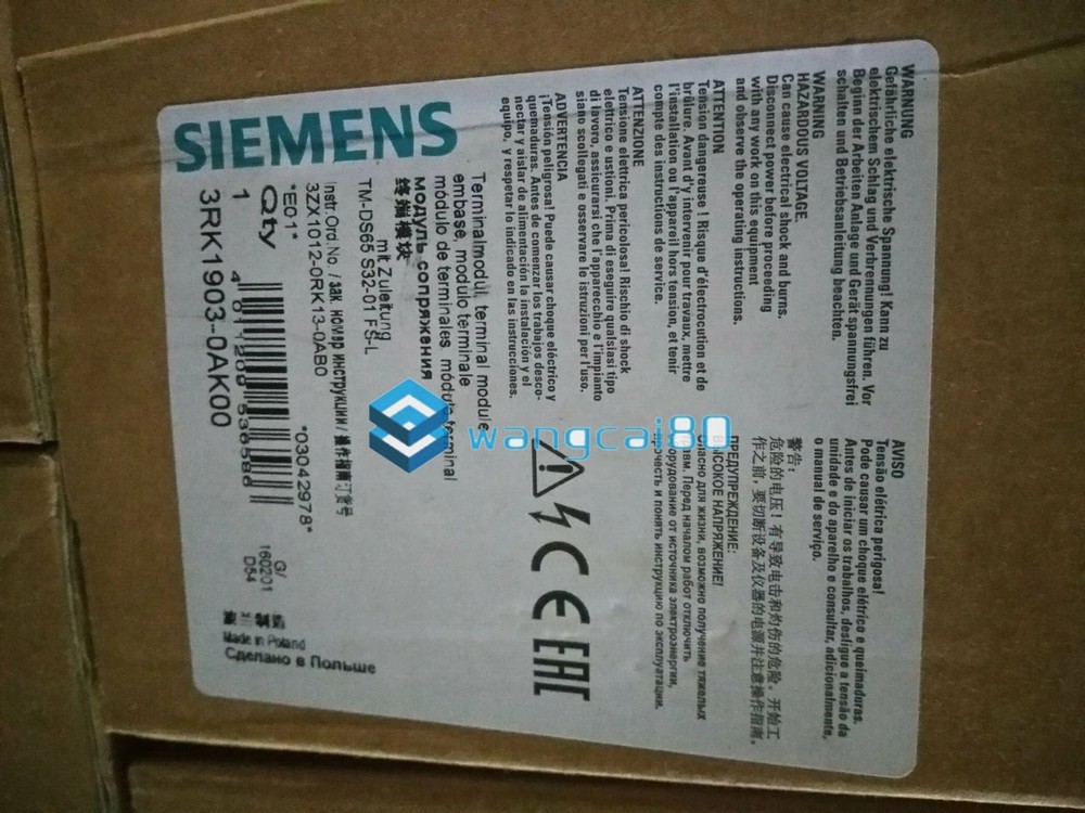 1PCS New FOR 3RK1 903-0AK00 Siemens PLC Input Module 3RK1903-0AK00