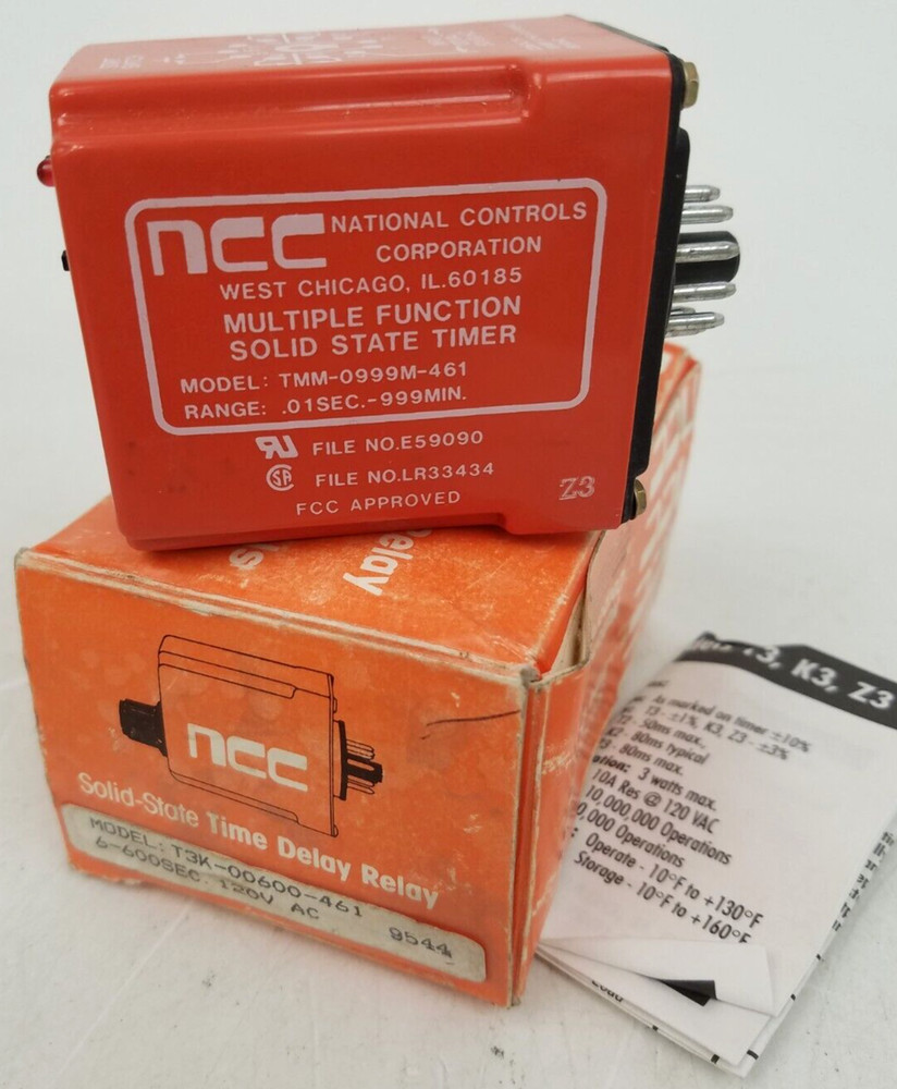 T3K-00600-461 NCC Time Delay Relay – Next Day Option – New
