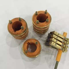 Collecting Ring, Conductive Slip Ring, 2-3-4-way, Herringbone Carbon Brush 1SET