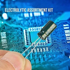 100pcs DIY High Grade Audio Capacitor Assorted Electrolytic Capacitors Kit 10…