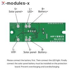 3.2V 3.7V Remote Control Radar Human Body Induction Solar Light Driver Board DIY