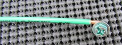 DOTTIE GP1250 12 1/2″ 12GA COPPER WIRE GREEN SCREW GROUNDING PIGTAIL – LOT OF 60
