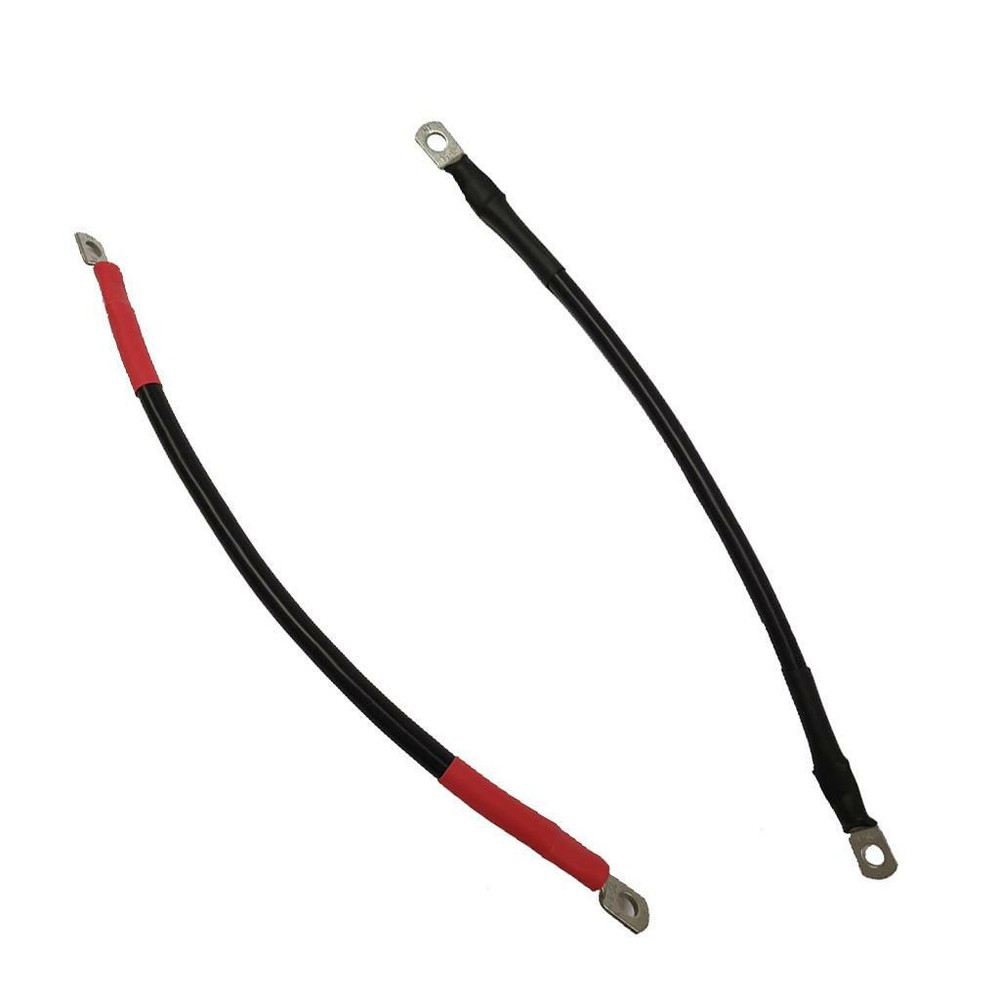 Battery Cable 2 B&S 188 amp Tinned TYCAB Cable 300mm Pos or Neg 8mm Rings