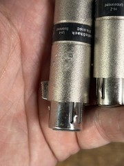 LOT 2 RadioShack 274-016C XLR Female to 1/4″ Plug Lo-Z to Hi-Z Balanced Adapter
