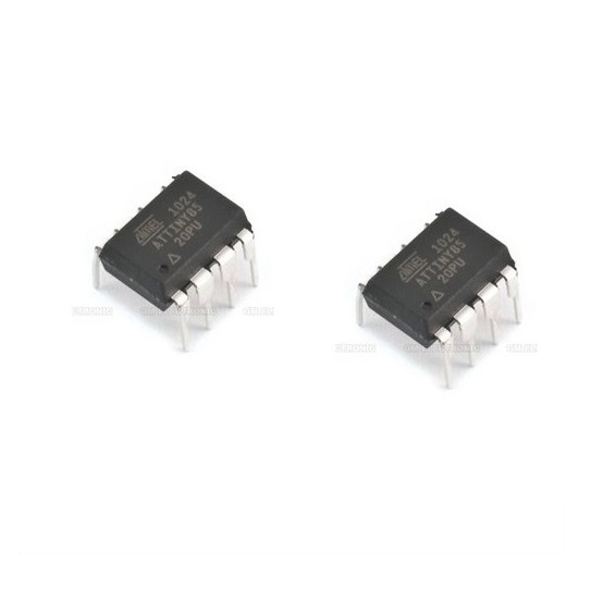 2PCS ATTINY85 ATTINY85-20PU IC MCU 8BIT 8KB FLASH 8DIP New