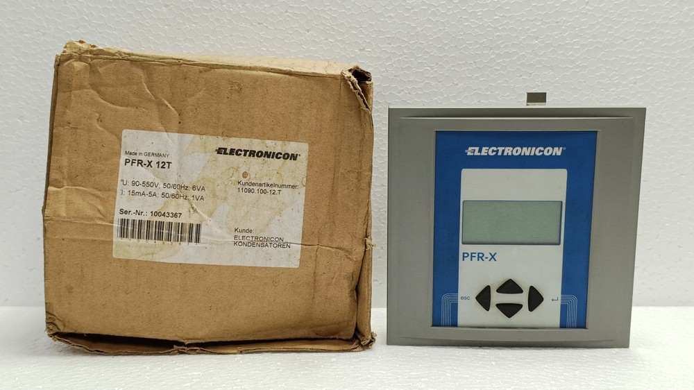 ELECTRONICON PFR-X 12T Power Factor Regulator 12-Step 90-550V | New
