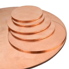10/20/50/60-200mm Dia. Copper Discs Round Copper Metal Discs Round Copper Discs