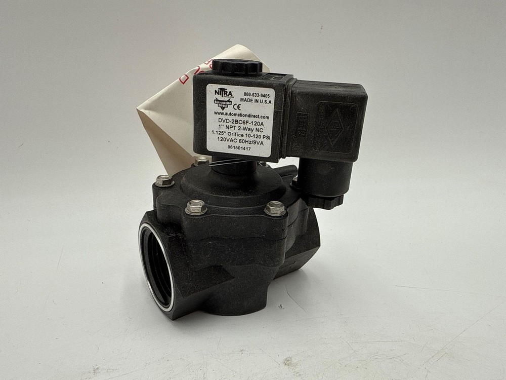 Solenoid Valve 1″ NPT 2-Way NC 1.125″ Ori 10–120 PSI