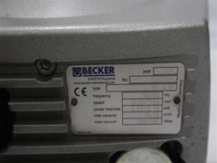 Becker VT 416 VT416 Rotary Vane Vacuum Pump 0.55/0.70kW w/ Cut Cable