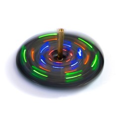 1-10X LED Rotating Gyro Flashing Light DIY Kit DIY Electronic Soldering Practice