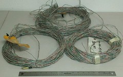 ( 874 FT Spool ) 3124CCB 24Awg Green/Orange/Blue Cable Solid Twisted Pairs 600V