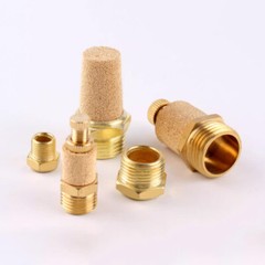 Threaded Brass Pneumatic Muffler Silencer Filter M5 1/8″ 1/4″ 3/8″ 1/2″ 3/4″ 1″