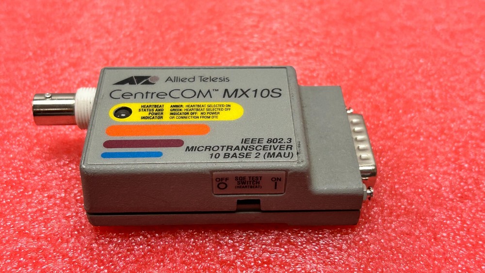 Allied Telesis CentreCOM MX10 Microtransceiver IEEE 802.3 Used
