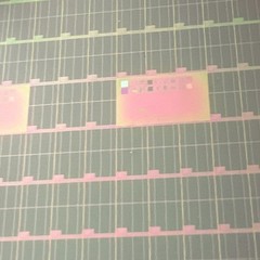 150 mm Silicon Wafer With integrated circuit Of Semiconductors Art