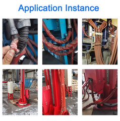 Silicone/Fibreglass Fire Sleeving HIGH TEMP Sleeve Insulating Hose Red Φ4-130mm