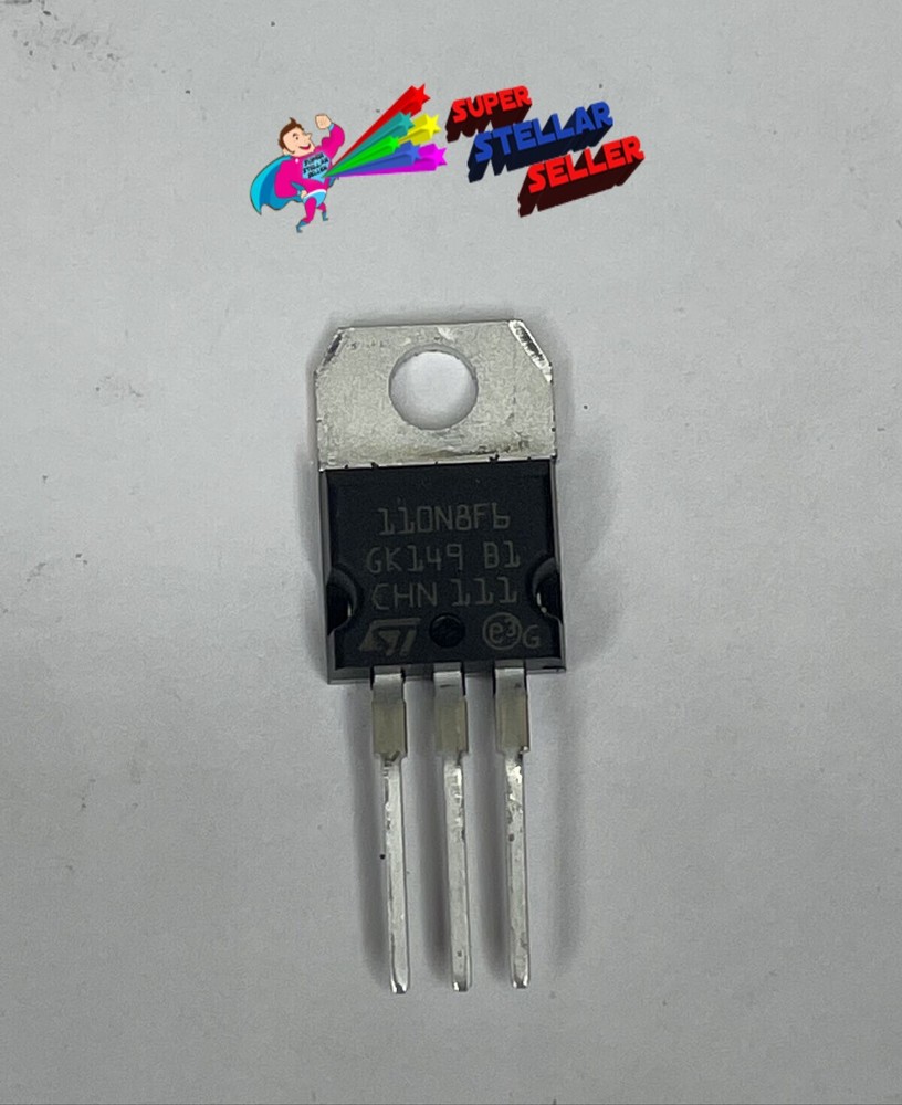 50 Pack – 110N8F6 STP110N8F6 N-Channel MOSFET Transistor TO-220 80V 110A