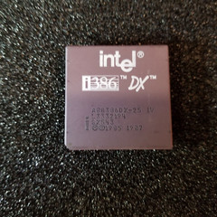 Intel i386 DX A80386DX-25 IV, Processor CPU, New, Tested working, USA stock