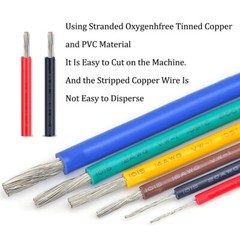 UL1015 Cable Electrical Wire 14/16/18/20/22AWG/24AWG Stranded Tinned Copper PVC