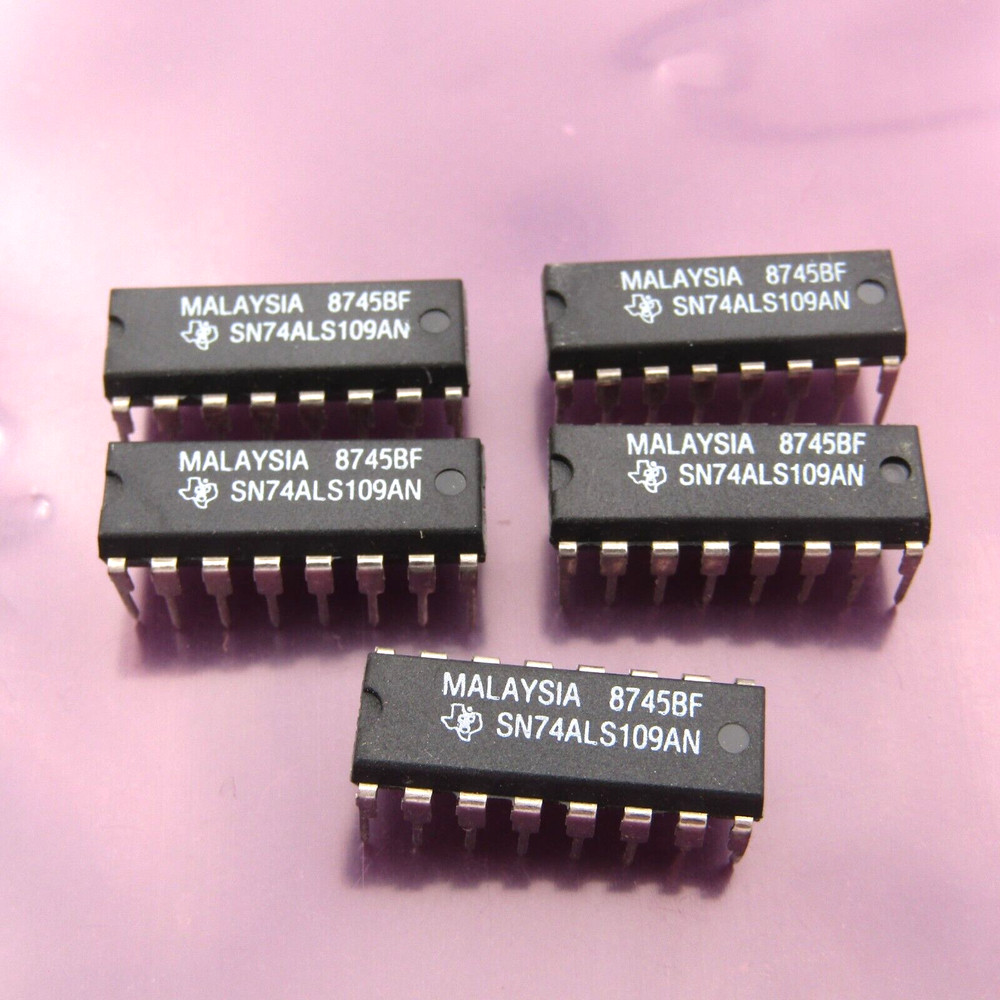( 5 PCS ) SN74ALS109AN 74ALS109 Flip Flop 2 Element JK Type 1 Bit Positive Edge
