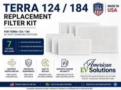 Filter Kit Compatible with ABB T124/ T184 7 Filters | EV Charger PM Maintenance