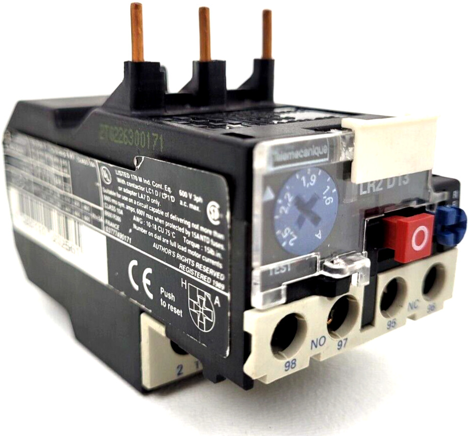 LR2D1307 Telemecanique Overload Relay – Next Day Option