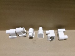 New Box of 6 Leviton 464 Fluorescent Lampholder 660W600V Pedestal Plunger End AK
