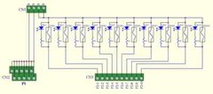 Fuse Module,DIN Rail Mount 10 Position Fuse Power Distribution Module.