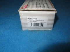 NIB Quest NPP-1012 12 Port Cat 5E Mini Patch Panel + 1 Year Warranty