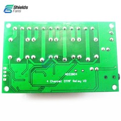 AD22B04 12V 4CH MT8870 DTMF Tone Signal Decoder Relay Phone Remote Control PLC
