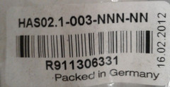 Bosch Rexroth R911306331 HAS02.1-003-NNN-NN Shield Connection Plate – New in Bag