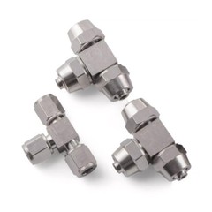 4/6/8/10/12/14/16mm Tube Tee Pneumatic Air Hose Coupler Fitting Quick Connectors