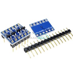 2PCS 4-Channel 5V to 3.3V IIC I2C Logic Level Converter Bi-Directional Module